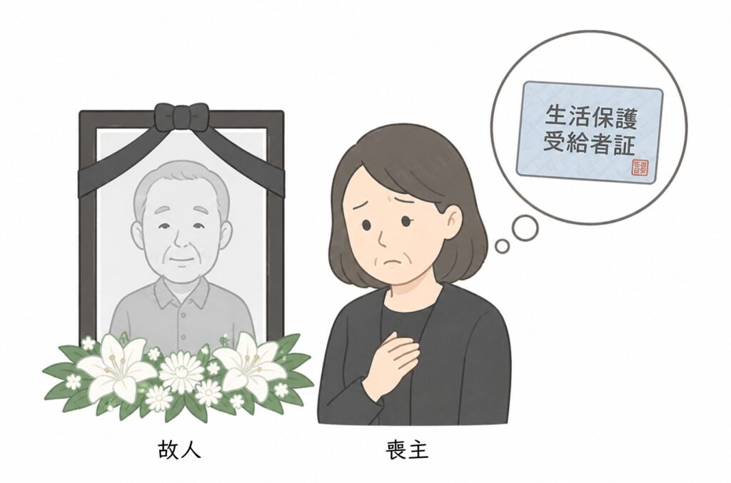 堺市で福祉葬を利用した家族葬や葬儀について相談するご家族の様子
