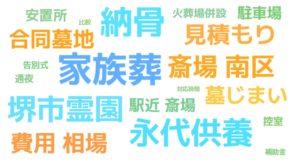 堺市南区 家族葬 納骨 費用